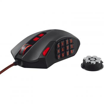 Trust GXT 166 Mouse da Gioco MMO con Sensore Laser e 18 Tasti Programmabili