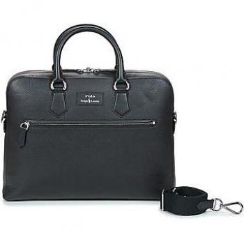 Bolso de viaje Ralph Lauren Piel Granulada Negro