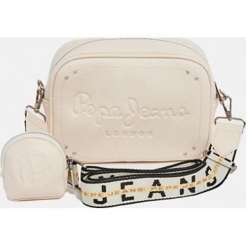 Bandolera Blanca de Pepe Jeans con Logo Grabado