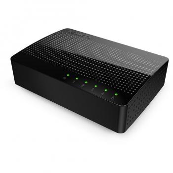 Tenda SG105 Switch Ethernet 5 Porte Gigabit, 10/100/1000 Mbps, Hub di Rete con Indicatore LED, Plug & Play, Nessuna Configurazione Richiesta, Mini, Montaggio Desktop o a Parete, Struttura in Plastica