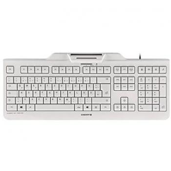 Cherry KC 1000 SC USB QWERTY Inglese UK Grigio