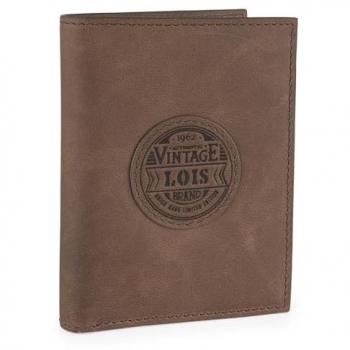 Cartera Lois Hombre Piel con Monedero y Compartimentos