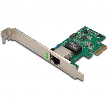 PCI-Express Gigabit Ethernet Network Card with Low Profile Bracket and Realtek Chipset by Digitus