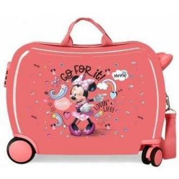 Maleta infantil correpasillos 2 ruedas multidireccionales Minnie Loving Life