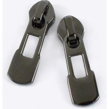 Kit de 50 Deslizadores de Cremallera de Metal para Cremalleras de Nylon No3