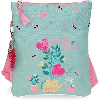 Movom Flower Pot Bandolera Plana Verde 20x24 cms Poliéster