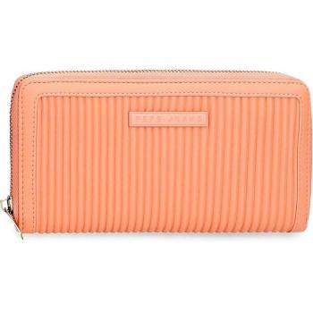 Cartera Aurora de Pepe Jeans para mujer en naranja con cremallera