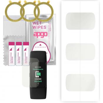 Protector Mate Hydrogel APGO para Fitbit Charge 6 – película flexible de hidrogel y TPU suave con capa de posicionamiento