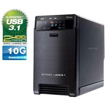 Fantec QB-X2U31R 3.5'' Enclosure HDD Nero