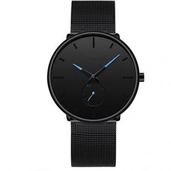 Reloj Ejecutivo con Correa de Malla Inoxidable