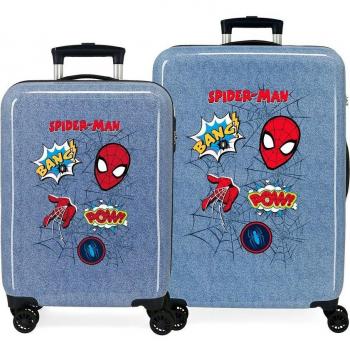 Juego de Maletas Spiderman Denim para Niños