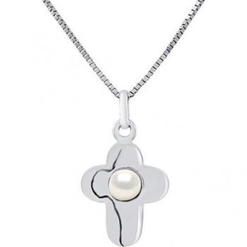 Pérolas Cruz Infantil – Lía & Arthur