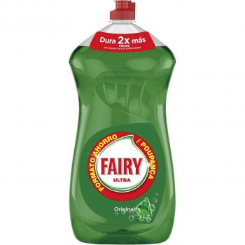 Fairy Ultra, Líquido lavavajillas verde oscuro sin remojo ni grasa 1410 ml