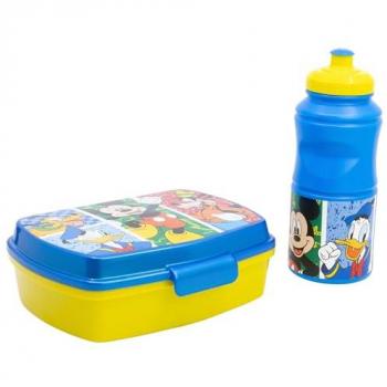 Set Mickey Diversión: Fiambrera y Botella
