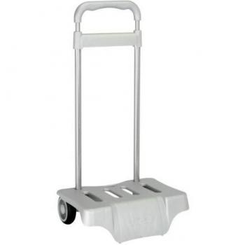 Carro Portamochilas Unisex, Plata, 50 Cm