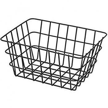 Cesta de baño Viana negro mate