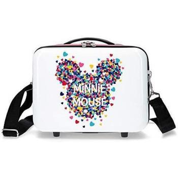 Neceser Disney Minnie Magic Adaptable Blanco 29x21x15 cms ABS