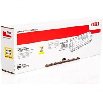 Cartuccia Toner Originale OKI, Giallo, Standard, 7300 pagine