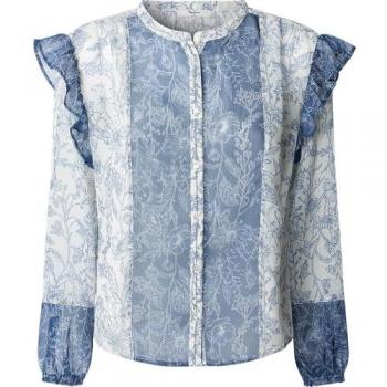 Blusa Pepe Jeans Diana Azul XS – Poliéster Manga Larga
