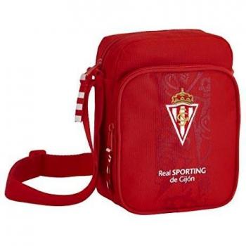 Bandolera Oficial Real Sporting de Gijón con Bolsillo Exterior