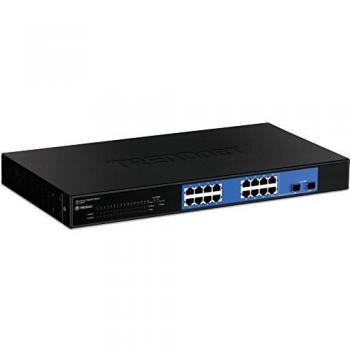 Switch Smart Gigabit TRENDnet TEG‑160WS – 16 Porte, Nero