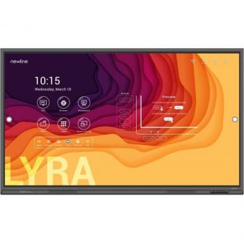 Newline Lyra lavagna interattiva 75 3840x2160 pixel touch screen nero