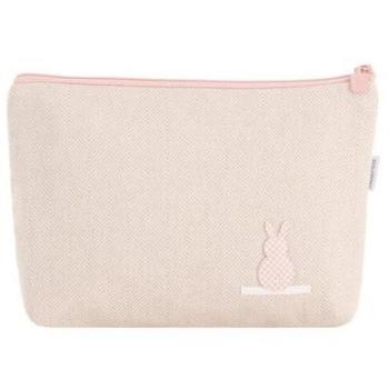 BOLSA ASEO LINO ROSA 6x28x20 CM