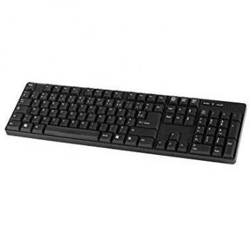 Tastiera USB Dacomex 225104 AZERTY Francese Nero