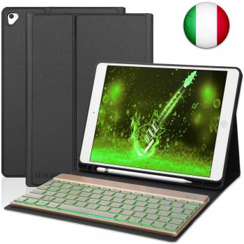 Compatibile con iPad Air-Air 2-iPad PRO 9.7-iPad 9.7 2017-IPad 9.7 2018 (Nero-1)