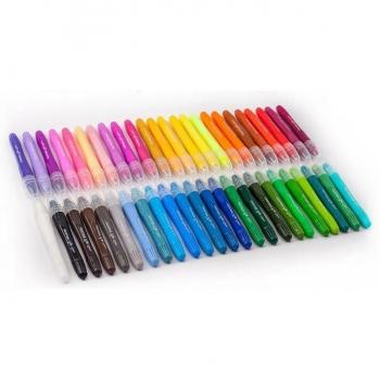 24 Farben wasserlösliche Öl-Pastelle, drehbare Twist-Bar, waschbare Stifte für Kinder