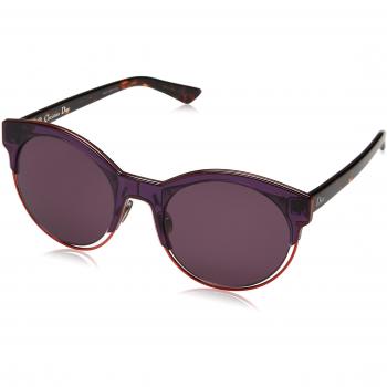 Christian Dior DIORSIDERAL1 C6 1W3, Gafas de Sol para Mujer, Morado (Vltyllw Havana/Dark Purple), 53