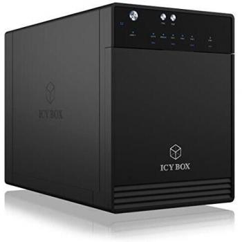 IB-3740-C31 Box esterno HDD/SSD Nero 2.5/3.5