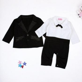 Pajarita negra para bebé