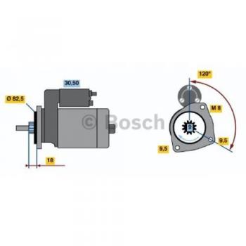 BOSCH Motor de Arranque 0 986 015 320