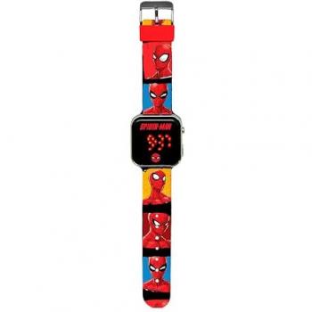 Reloj Digital LED Spider-Man Kids Euroswan SPD4800 3.5 cm