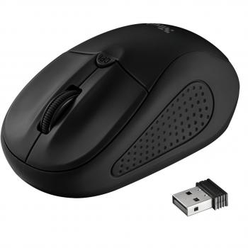 MOUSE TRUST PRIMO WIRELESS SENZA FILO AMBIDESTRO OTTICO WINDOWS PC MAC 1600 DPI