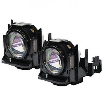 TEKLAMPS Lampada per PANASONIC PT-DZ680EK (Doppia Lampada) 300 W [ET-LAD60W/ET-LAD60AW]