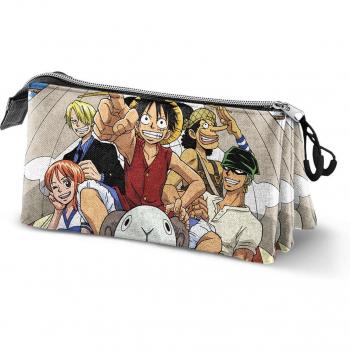 Estuche portatodo triple One Piece