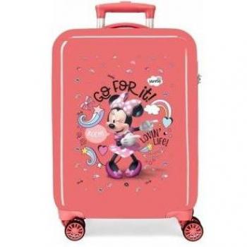 Maleta de cabina Minnie Loving Life 55 cm 4 ruedas rígida
