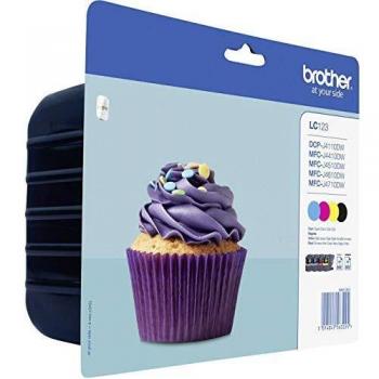 LC-123VALBP Multipack nero-ciano-magenta-giallo