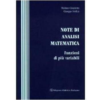 Note di analisi matematica. Funzioni di più variabili