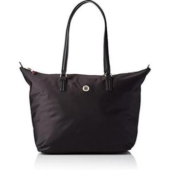 Tommy Hilfiger Poppy St Tote, Bds, Bolso Mujer, Negro, Talla Única