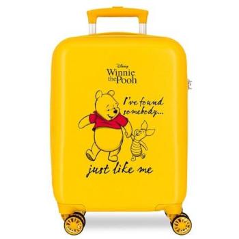 Maleta Disney Winnie the Pooh Cabina Rígida ABS Ocre 28,4L
