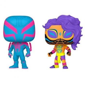 Funko Pop Spider-Man 2099 y Spider-Man India Exclusivo