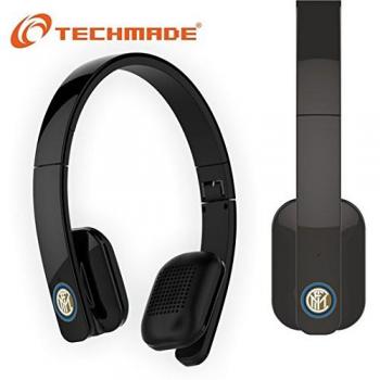 Cuffia Bluetooth Inter, Nero/Azzurro