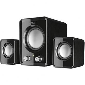 Altoparlante con Subwoofer 2.1, USB, Nero Trust Ziva