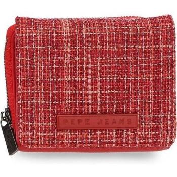 Pepe Jeans billetero Oana rojo 10x8x3cm