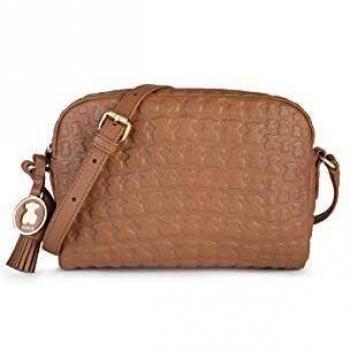 Tous Sherton, Bolso Bandolera para Mujer, Marrón (Cuero 995890622), 19x14x5 cm (W x H x L)