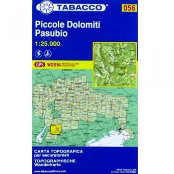 Piccole Dolomiti-Pasubio. 1:25.000 Ediz. italiana e tedesca: 056