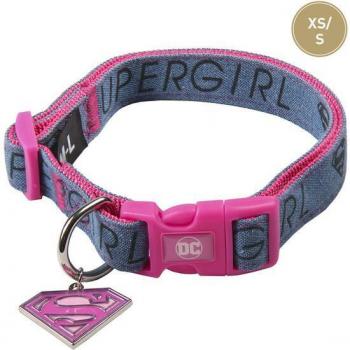 Collar para Perros XS/S Superman Rosa